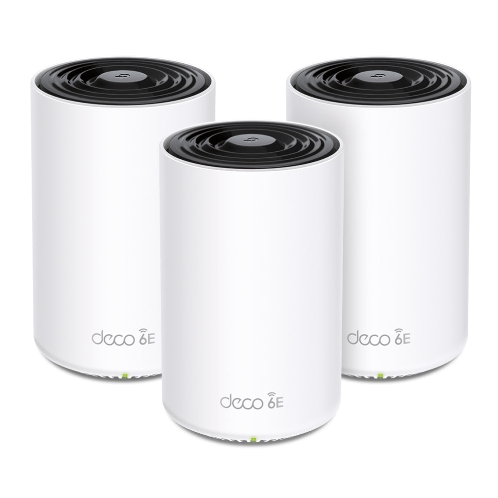 Sistema Wi-Fi 6E Mesh Tri-Band TP-LINK DECO AXE5400, 3 Pack, Velocidad 5400Mbps