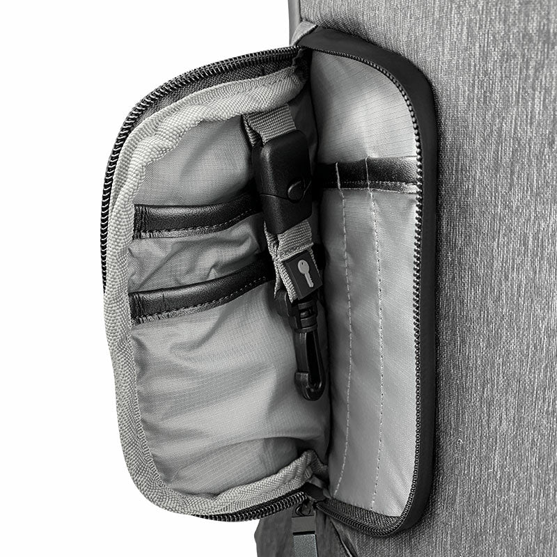Klip Xtreme KNB-901 mochila City backpack Gris, Negro Nylon, Urbano, KNB-901GB
