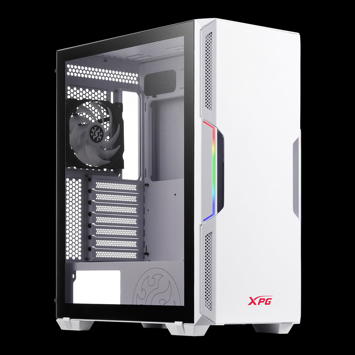 XPG STARKER Torre Media Blanca carcasas ordenador SPCC Escritorio PC Blanco