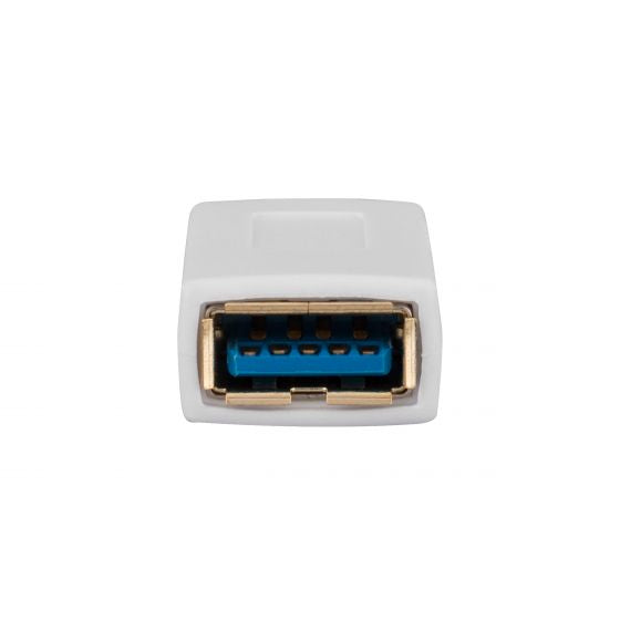 Steren USB-470 cable USB USB 3.2 Gen 1 (3.1 Gen 1) 0.2 m USB A USB C Blanco