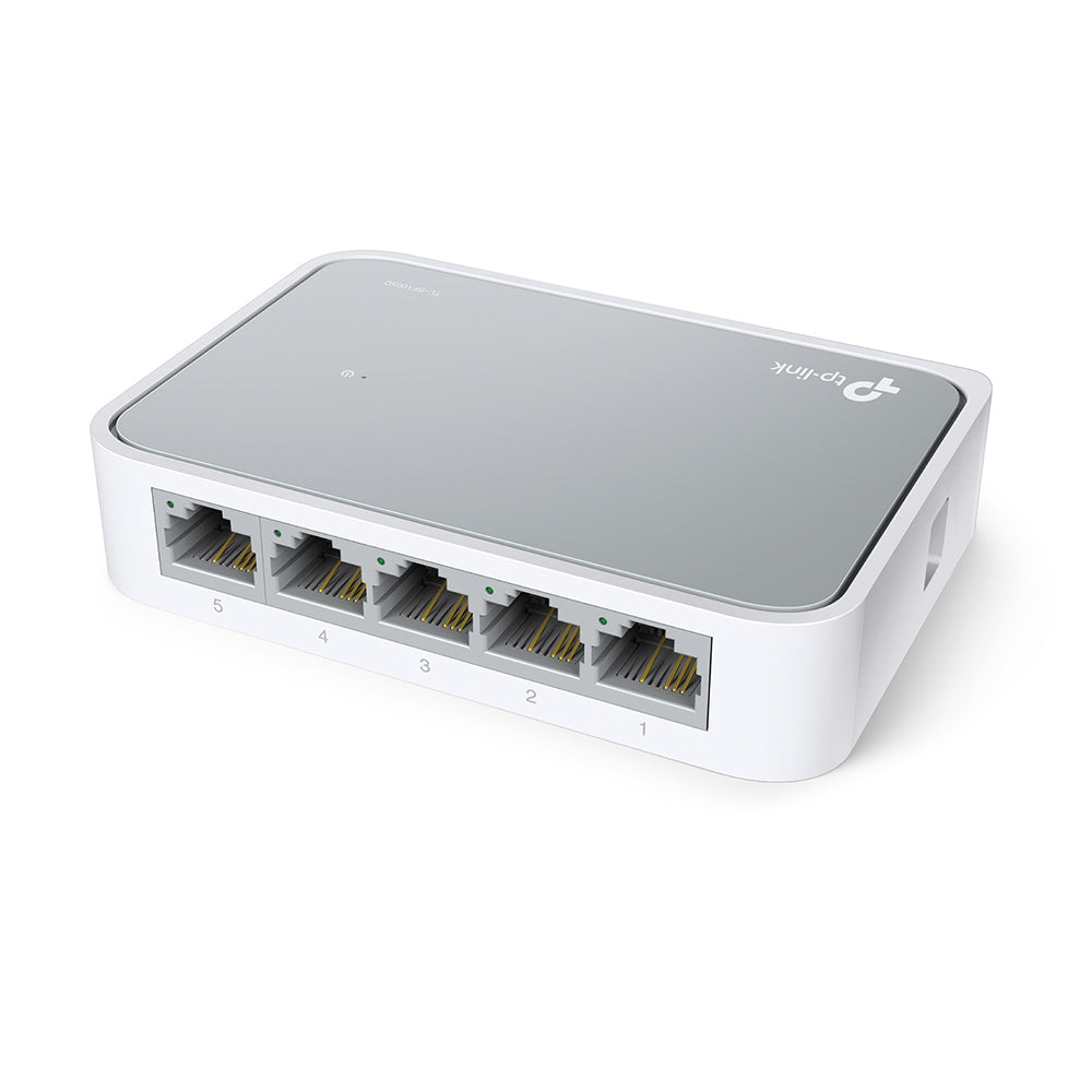 Switch de Escritorio TP-Link 5 Puertos Fast Ethernet, Ahorro de Energía, TL-SF1005D