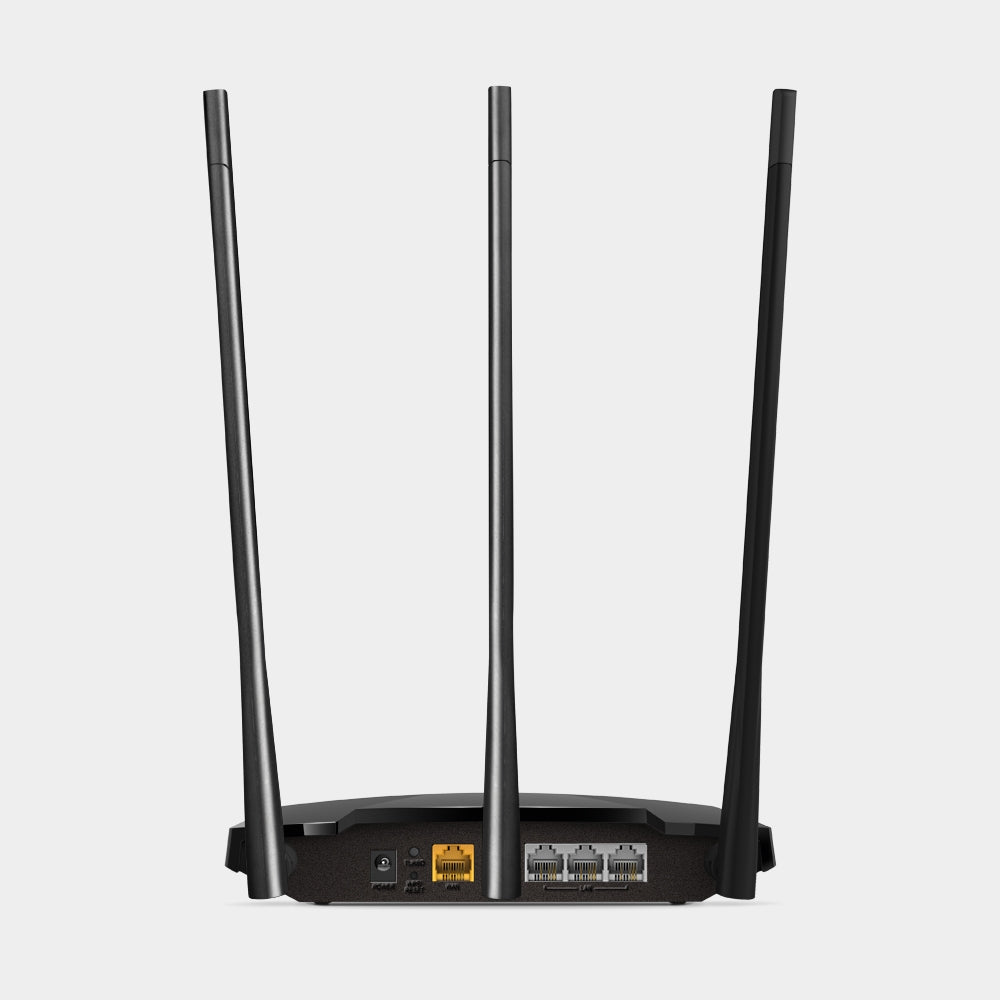 Router TP-Link N300 3 Antenas 7dBi 330HP, 300Mbps, 2.4GHz, 4 Puertos Ethernet