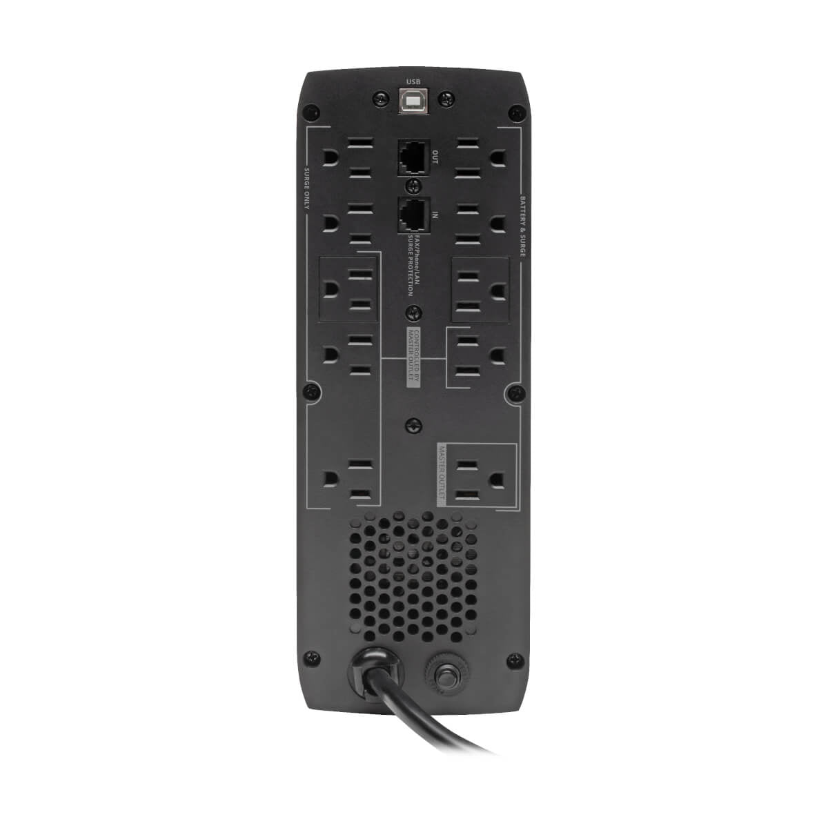 Tripp Lite ECO1500LCD UPS Interactivo con USB y 10 tomacorrientes - 120V, 1440VA, 900W, 50Hz / 60Hz, AVR, Serie ECO, ENE