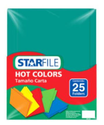 StarFile PH0049 carpeta Azul, Turquesa Carta, 25 pieza(s) | Carpeta