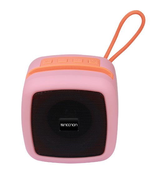 Necnon NBBSN904RG altavoz portátil y para fiesta Altavoz portátil estéreo Rosa dorado 10 W, Inalámbrico y alámbrico, Uni