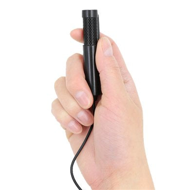 Mini Micrófono para PC BROBOTIX 651596, Conexión USB, Frecuencia de 20Hz-20kHz, Cable de 1.5 metros
