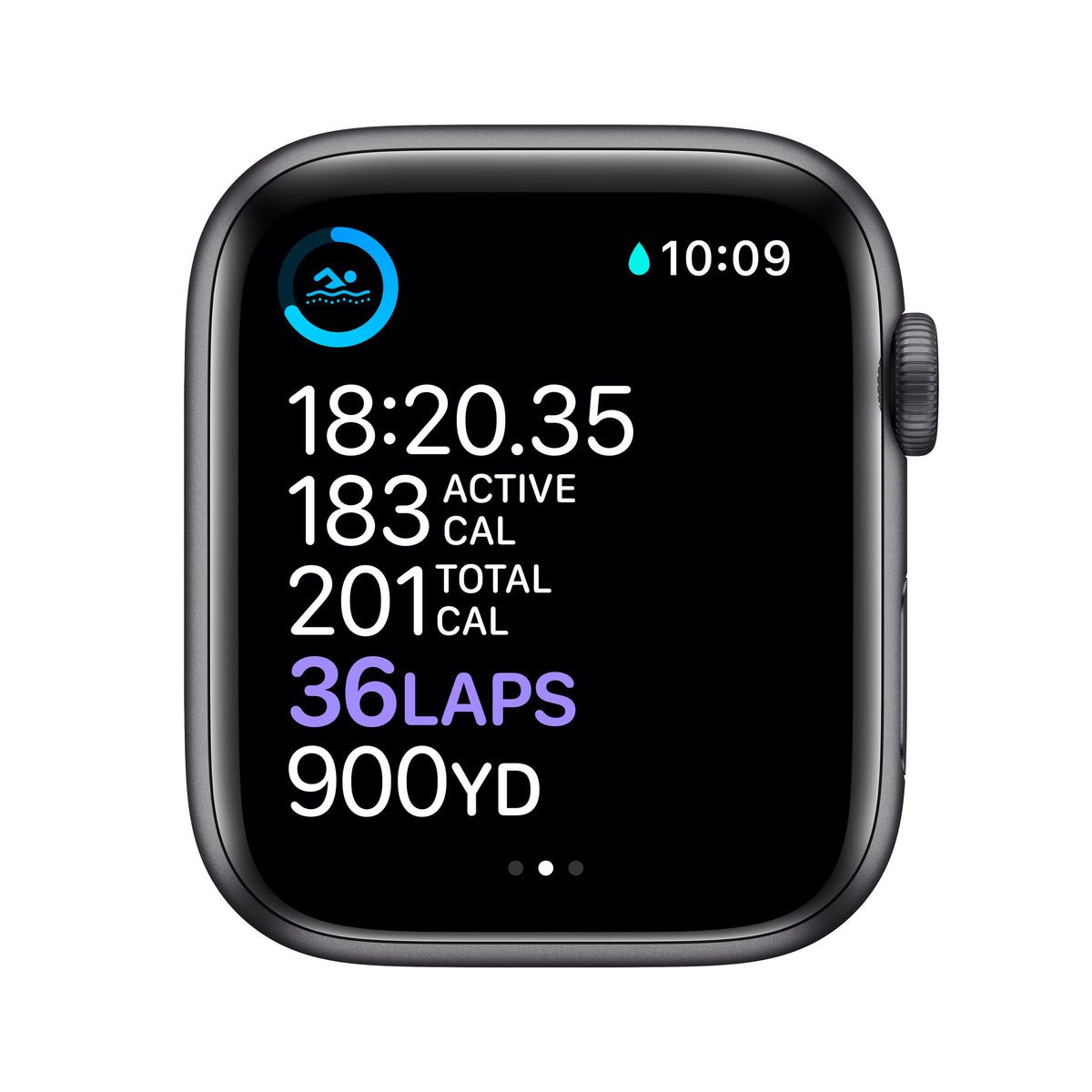Apple Watch Series 6 OLED 40 mm Digital 324 x 394 Pixeles Pantalla táctil Gris Wifi GPS (satélite)