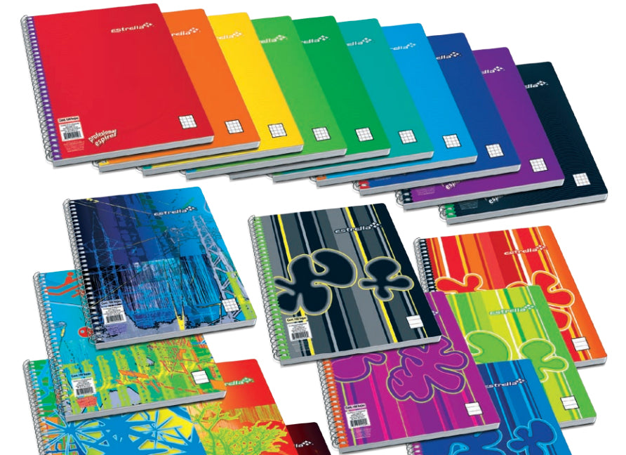 Estrella 0672 cuaderno y block 100 hojas Colores surtidos
