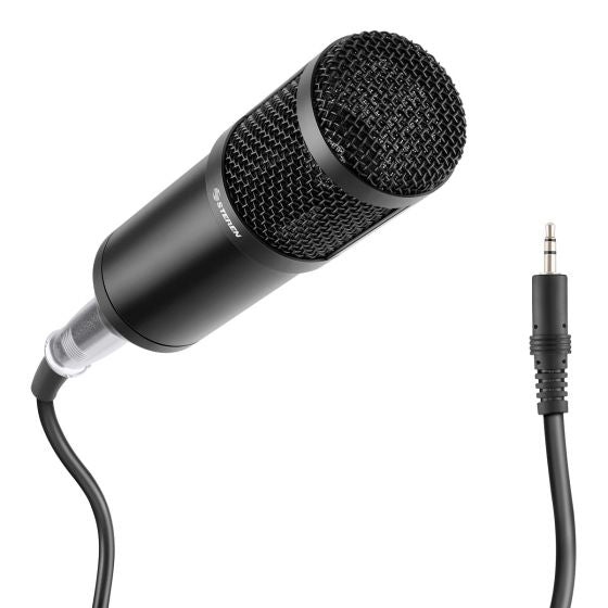 Steren MIC-650 micrófono Negro Micrófono para PC