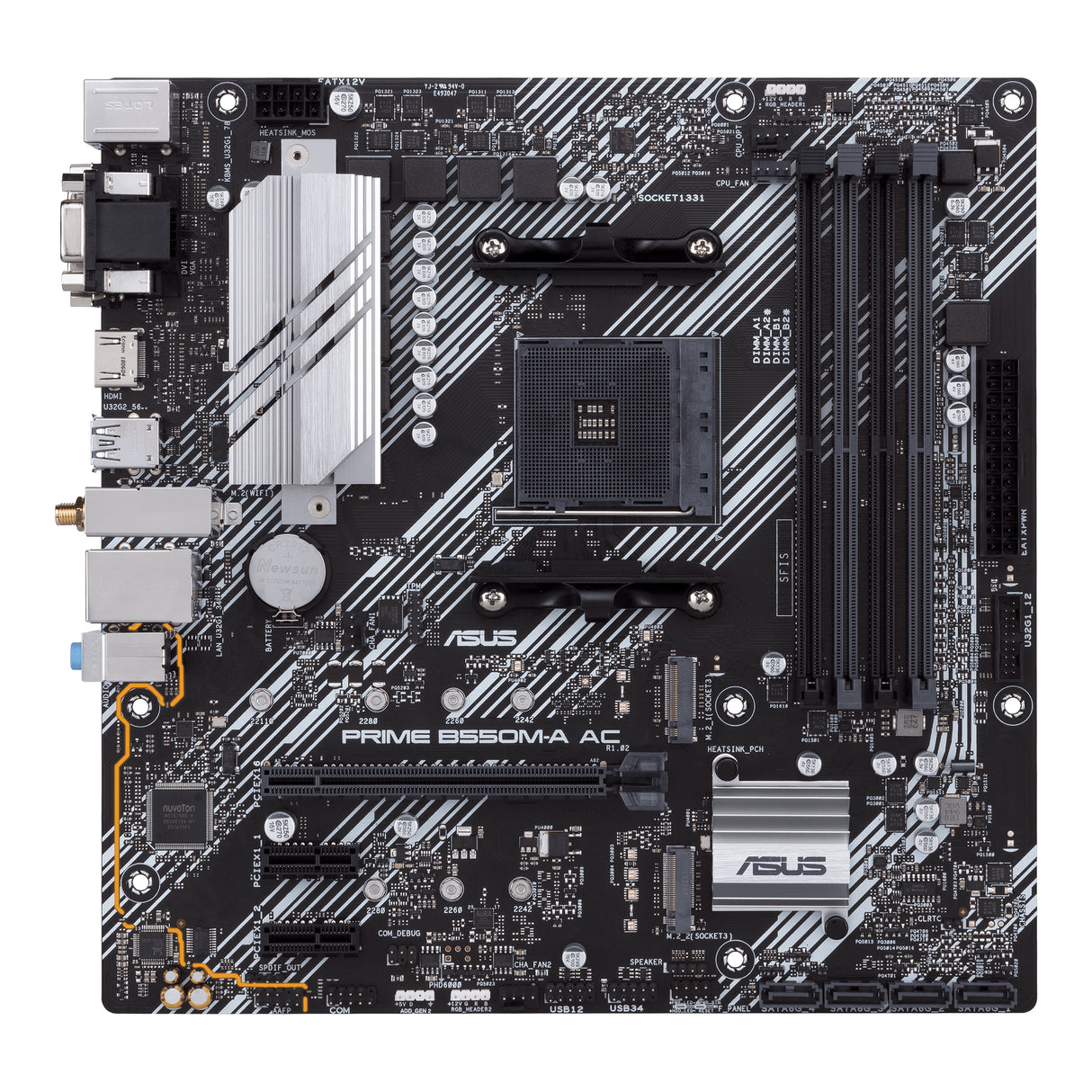 ASUS PRIME B550M-A AC placas base AMD Zócalo AM4 Zócalo AM4 DDR4-SDRAM
