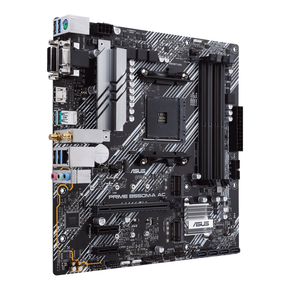 ASUS PRIME B550M-A AC placas base AMD Zócalo AM4 Zócalo AM4 DDR4-SDRAM