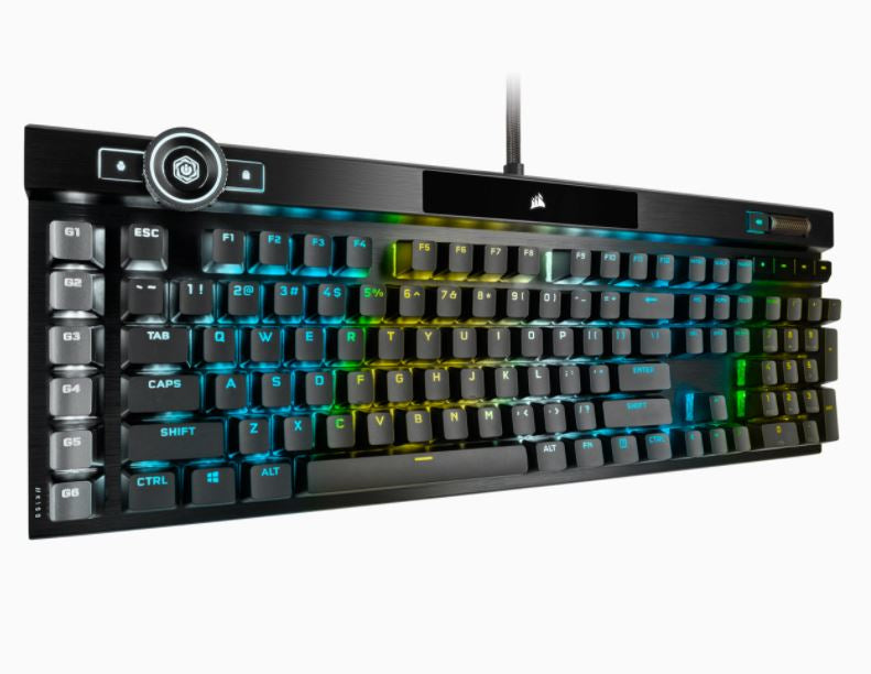 Corsair K100 RGB teclado Juego USB QWERTY Inglés de EE. UU. Negro