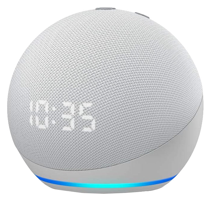 Amazon Echo Dot (4th Gen), Amazon Alexa, Esférico, Blanco, B07XJ8C8F7 | Dispositivos con asistente virtual