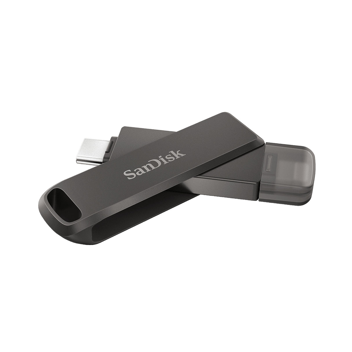 SanDisk iXpand unidad flash USB 64 GB USB Type-C / Lightning 3.2 Gen 1 (3.1 Gen 1) Negro, Girar