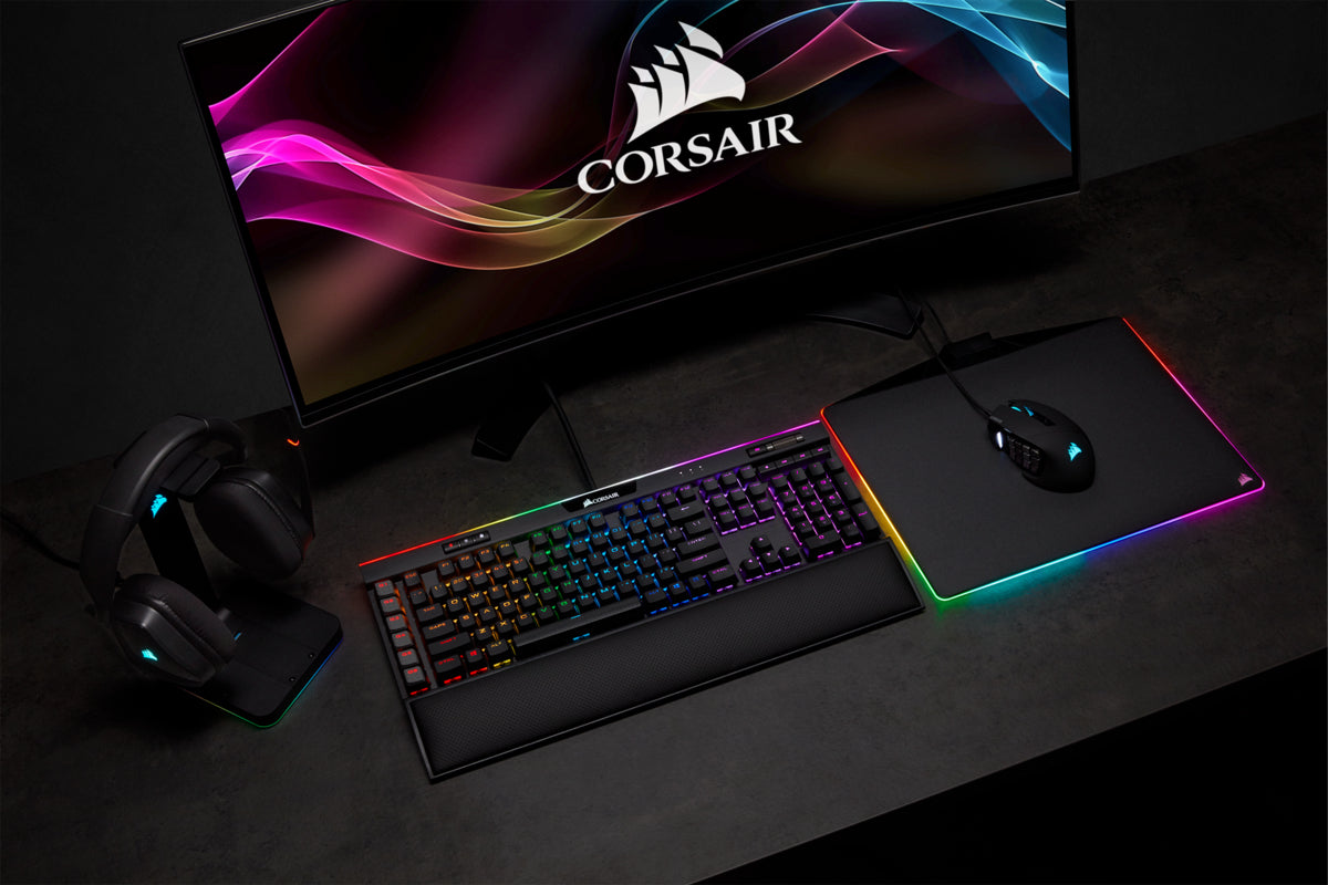 Corsair SCIMITAR RGB ELITE ratón Juego Diestro USB tipo A Óptico 18000 DPI, Negro
