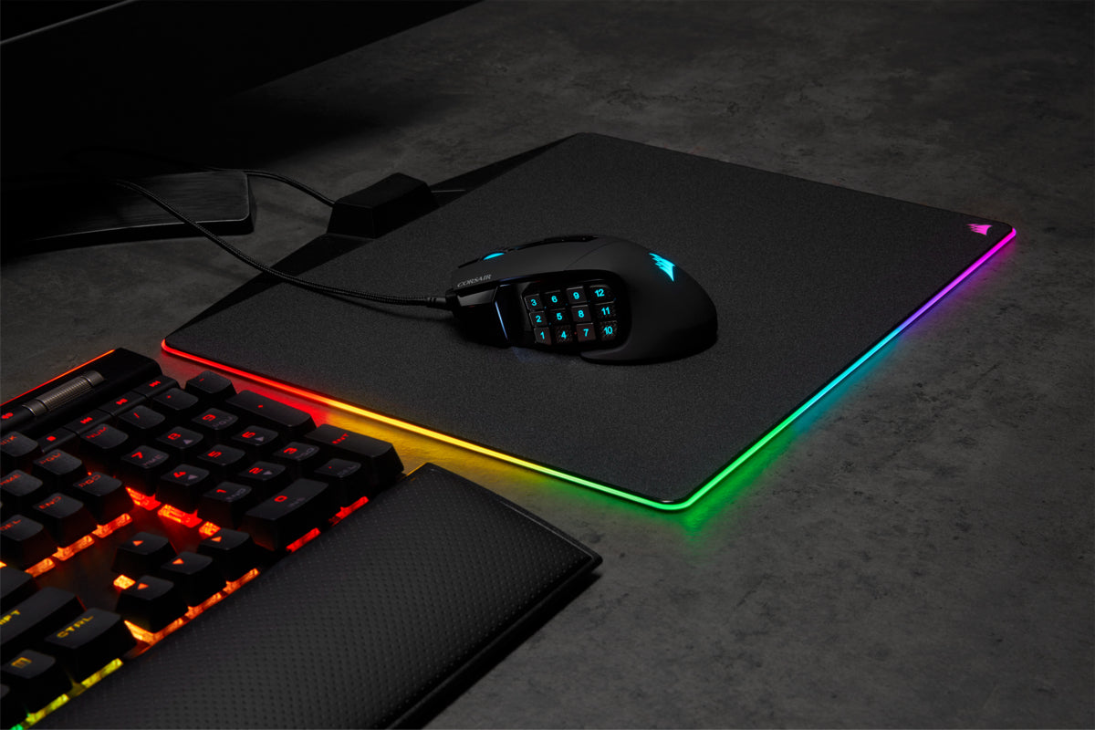 Corsair SCIMITAR RGB ELITE ratón Juego mano derecha USB tipo A Óptico 18000 DPI