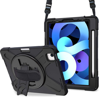 BRobotix Funda de uso Rudo con Correa y Giro 360°, para iPad Air 11" (M2)