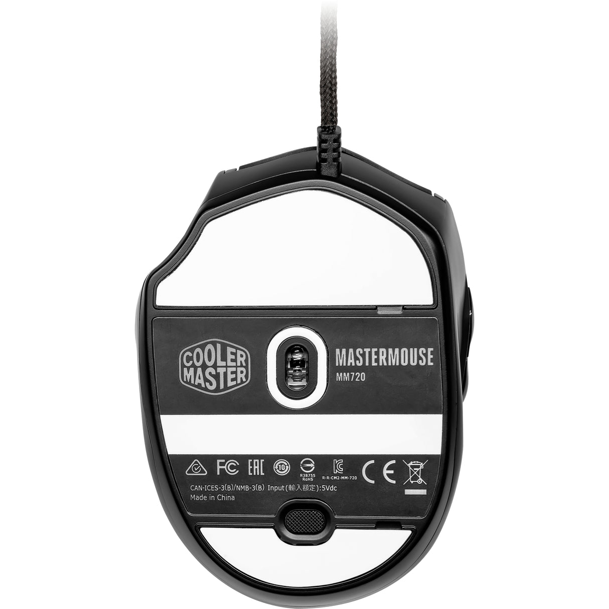 Cooler Master Peripherals MM720 ratón Juego Diestro USB tipo A Óptico 16000 DPI, Negro