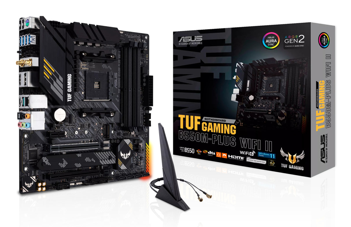 ASUS TUF GAMING B550M-PLUS WIFI II placas base AMD Zócalo AM4 Zócalo AM4 DDR4-SDRAM