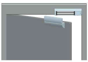 Axceze MGZ620 KIT cerradura electromagnética 280 kg Aluminio