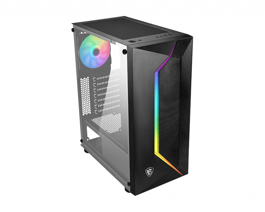 MSI MAG VAMPIRIC 100R carcasas ordenador Plástico, Acero Midi Tower PC Negro