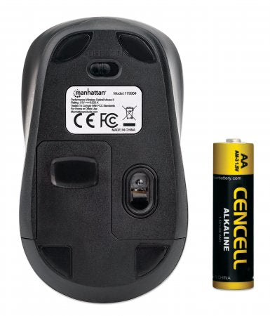 Manhattan Mouse Inalámbrico de Alto Rendimiento II Ratón Viajes RF inalámbrico Óptico 1600 DPI