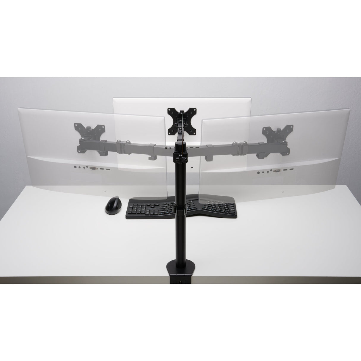 Kensington Brazo extensible SmartFit Ergo para monitor único Monitor Negro