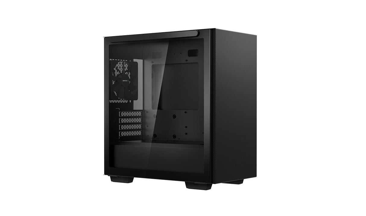 DeepCool Macube 110 Negro Cristal Templado Lateral carcasas ordenador Midi Tower PC Negro micro ATX, Mini-ITX
