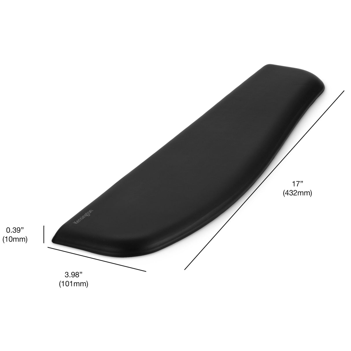 Kensington Reposamuñecas ErgoSoft para teclados finos Accesorio Ergonómico Negro
