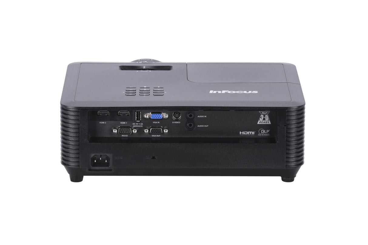 InFocus IN112BB video proyector Proyector de alcance estándar 3800 lúmenes ANSI DLP SVGA (800x600) 3D Negro, 30000:1, 71