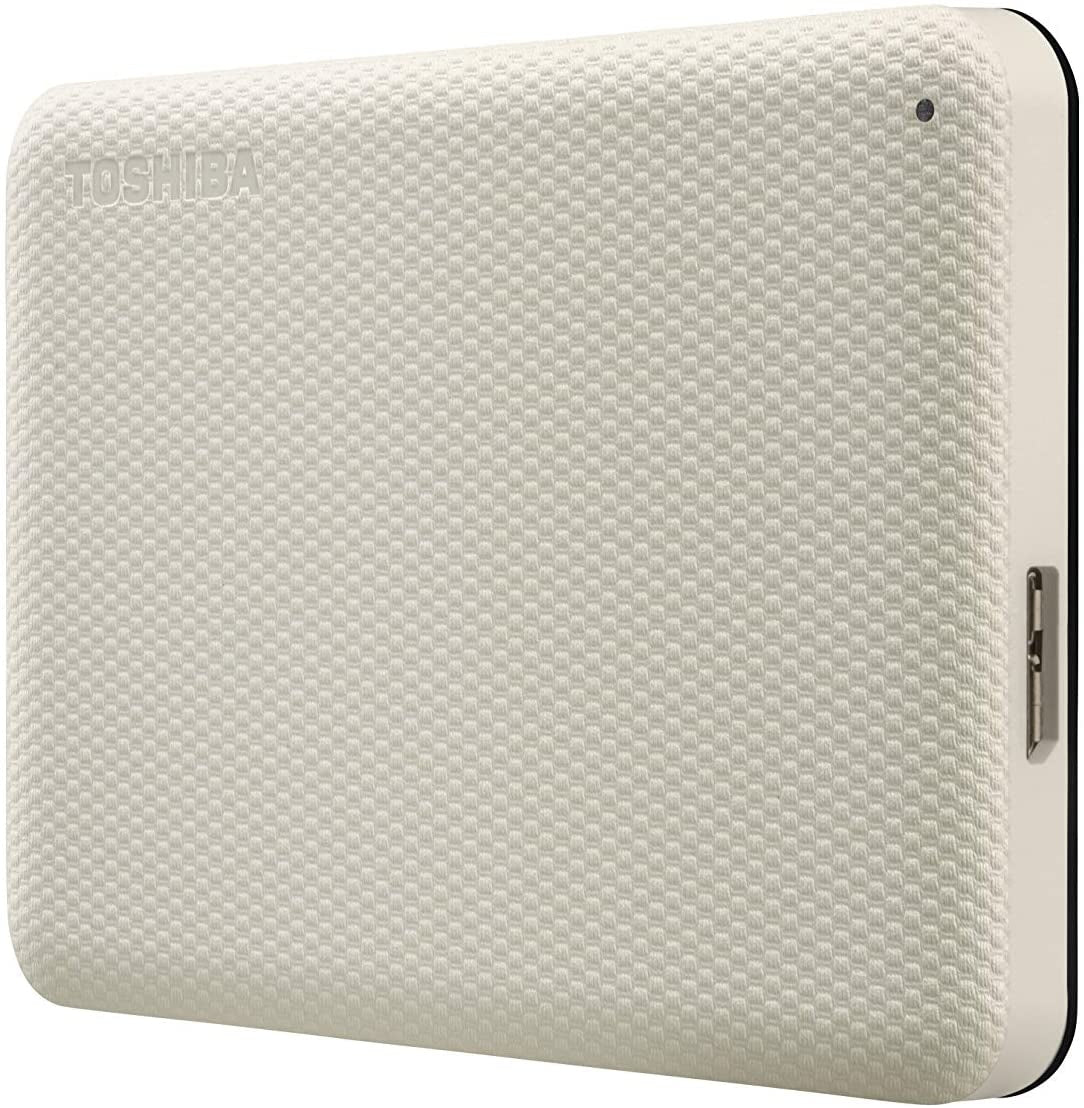 Toshiba Canvio Advance disco duro externo 2 TB 2.5" Micro-USB B 2.0/3.2 Gen 1 (3.1 Gen 1) Blanco