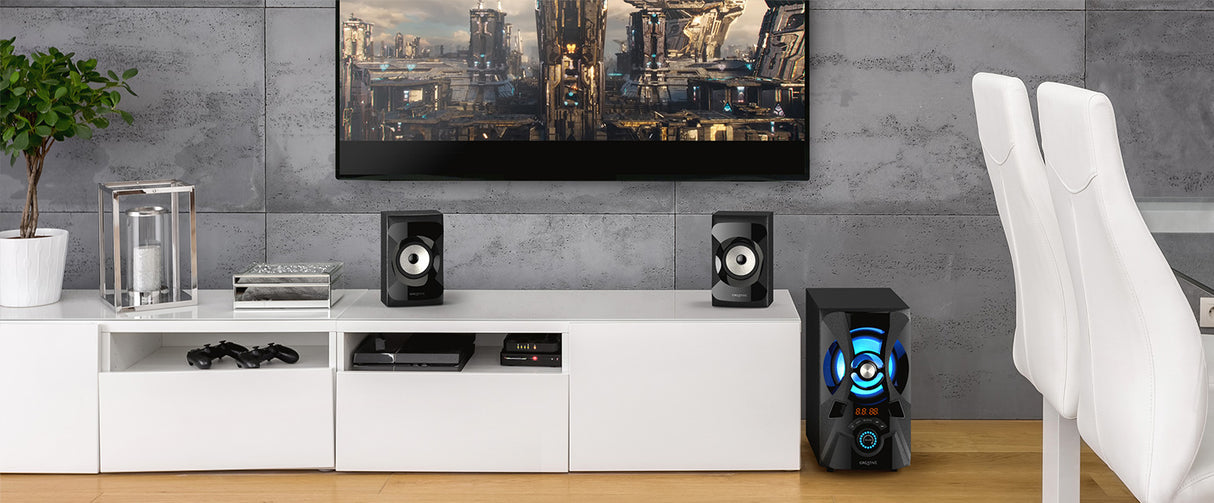 Creative Labs SBS E2900 juego de altavoz 60 W Universal Negro 2.1 canales De 1 vía 15 W Bluetooth, 120 W