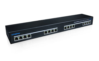 UTEPO UTP116PV-HD2 conmutador de vídeo BNC, Negro, Corriente, Falla de poder