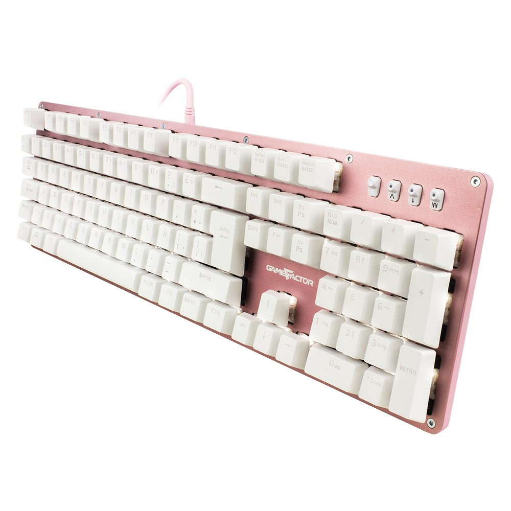 Vorago KBG400-PK-RD teclado Juego USB Español, Tamaño completo (100%), Alámbrico, Interruptor mecánico