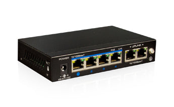 UTEPO UTP3-SW04-TP60 dispositivo de redes No administrado Energía sobre Ethernet (PoE) Negro