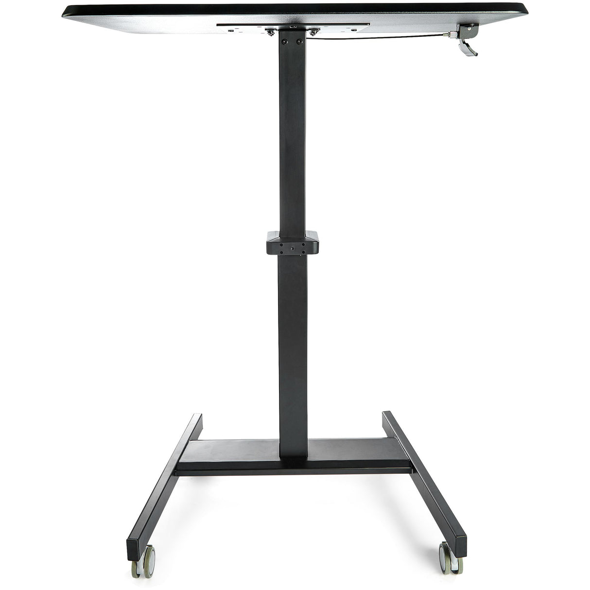 StarTech.com Escritorio Móvil de Pie - Carrito Mesa Portátil Ajustable de Pie Ergonómica con Ruedas - Estación de Trabaj