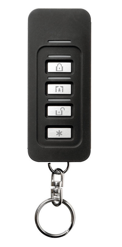 DSC PG9929 mando de entrada sin llave ó llave electrónica inalámbrica Negro, 2000 m, Botones, CR2032