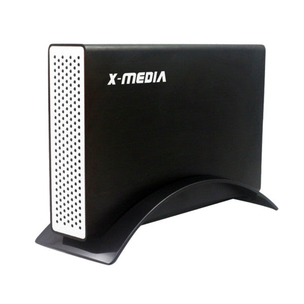 X-Media XM-EN3251U3-BK caja para disco duro externo Caja de disco duro (HDD) Negro 3.5", SATA, Conexión USB