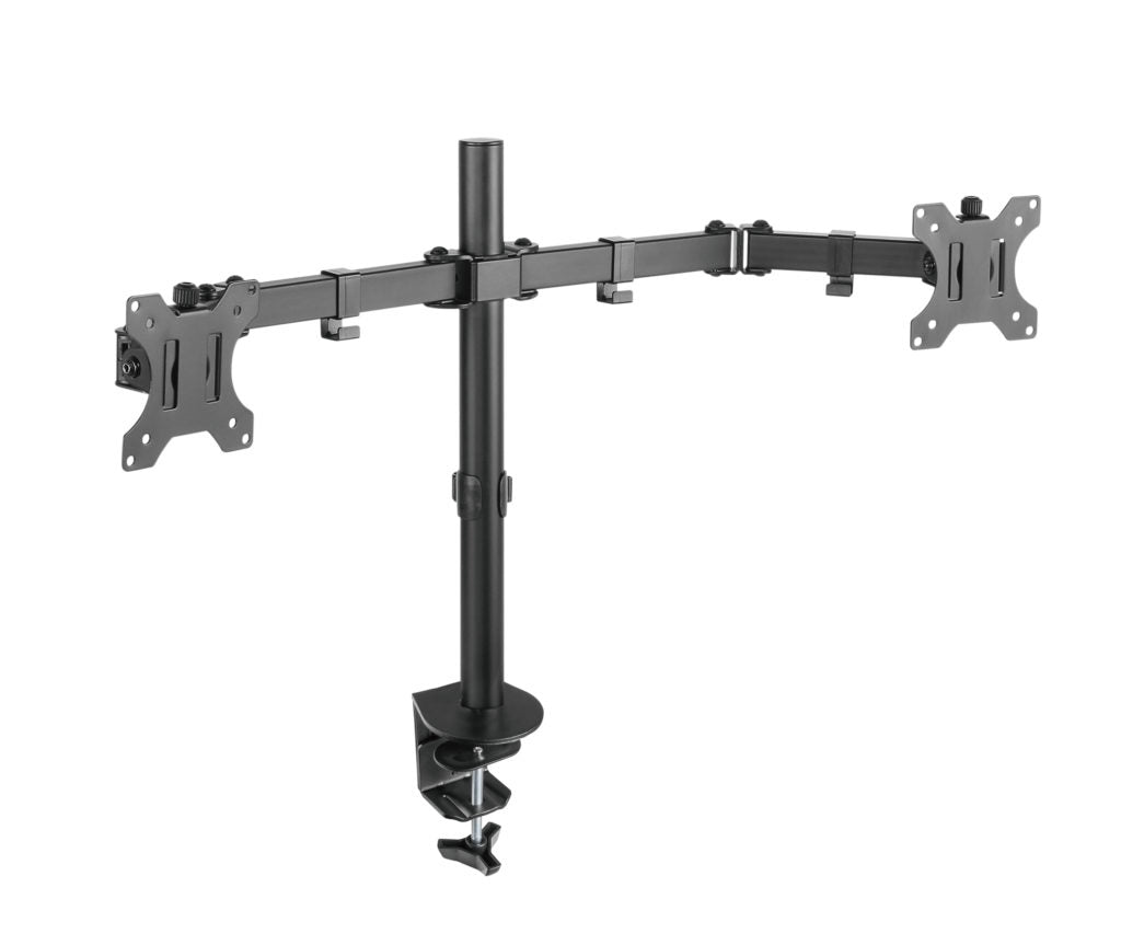 Ovaltech OVM-D1332 soporte para pantalla plana 81.3 cm (32") Escritorio Negro, 100 x 100 mm, Ajustes de altura