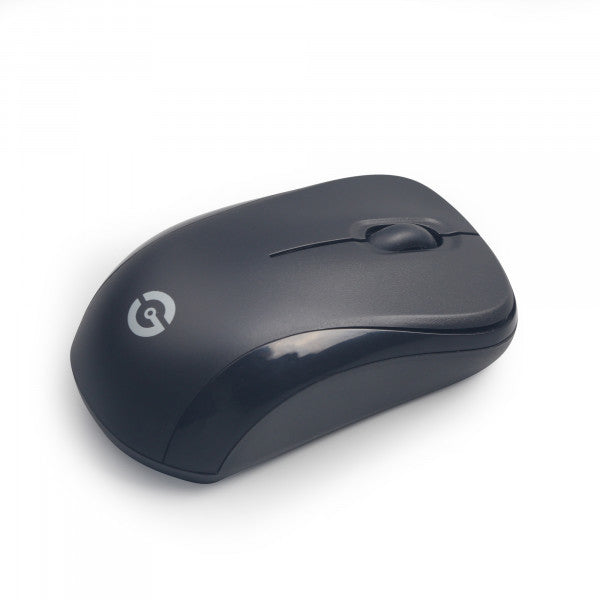 Getttech GMD-24403 ratón Oficina RF inalámbrico Óptico 1200 DPI, Negro