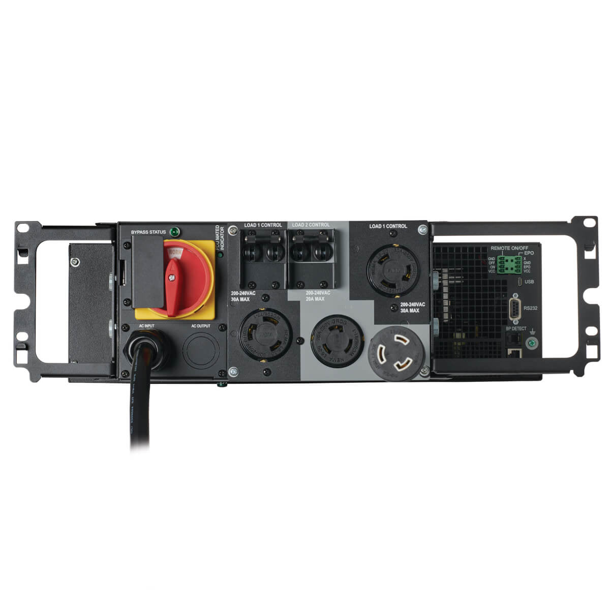Tripp Lite SU5KRT3UHVMB UPS En Línea de 208V / 240V 5000VA 5000W con PDU en Derivación, Factor de Potencia de Uno, Entra