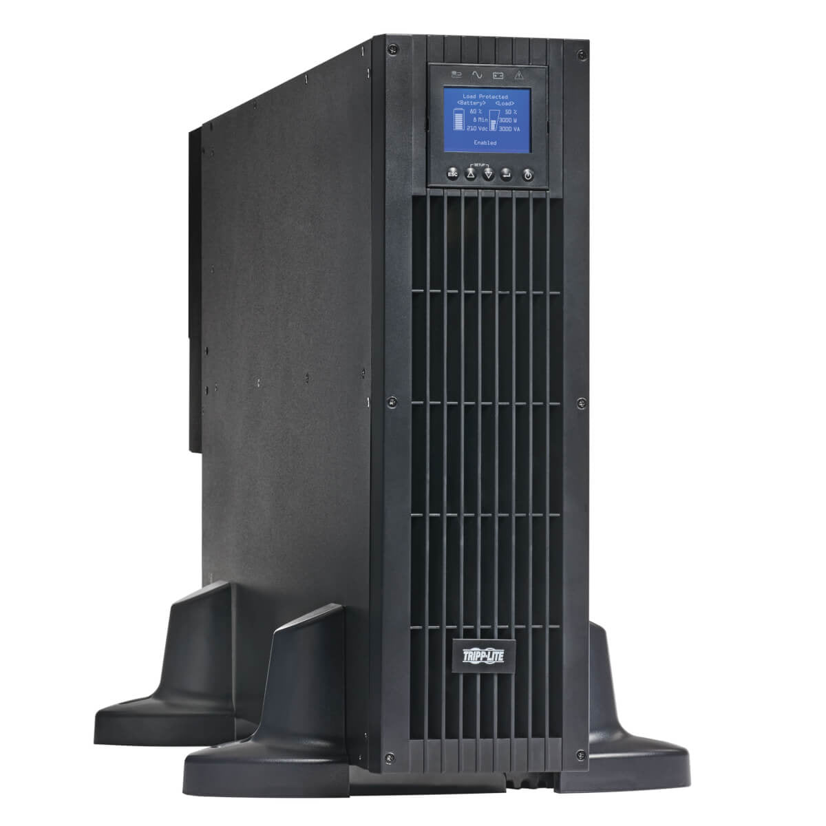 Tripp Lite SU5KRT3UHVMB UPS En Línea de 208V / 240V 5000VA 5000W con PDU en Derivación, Factor de Potencia de Uno, Entra
