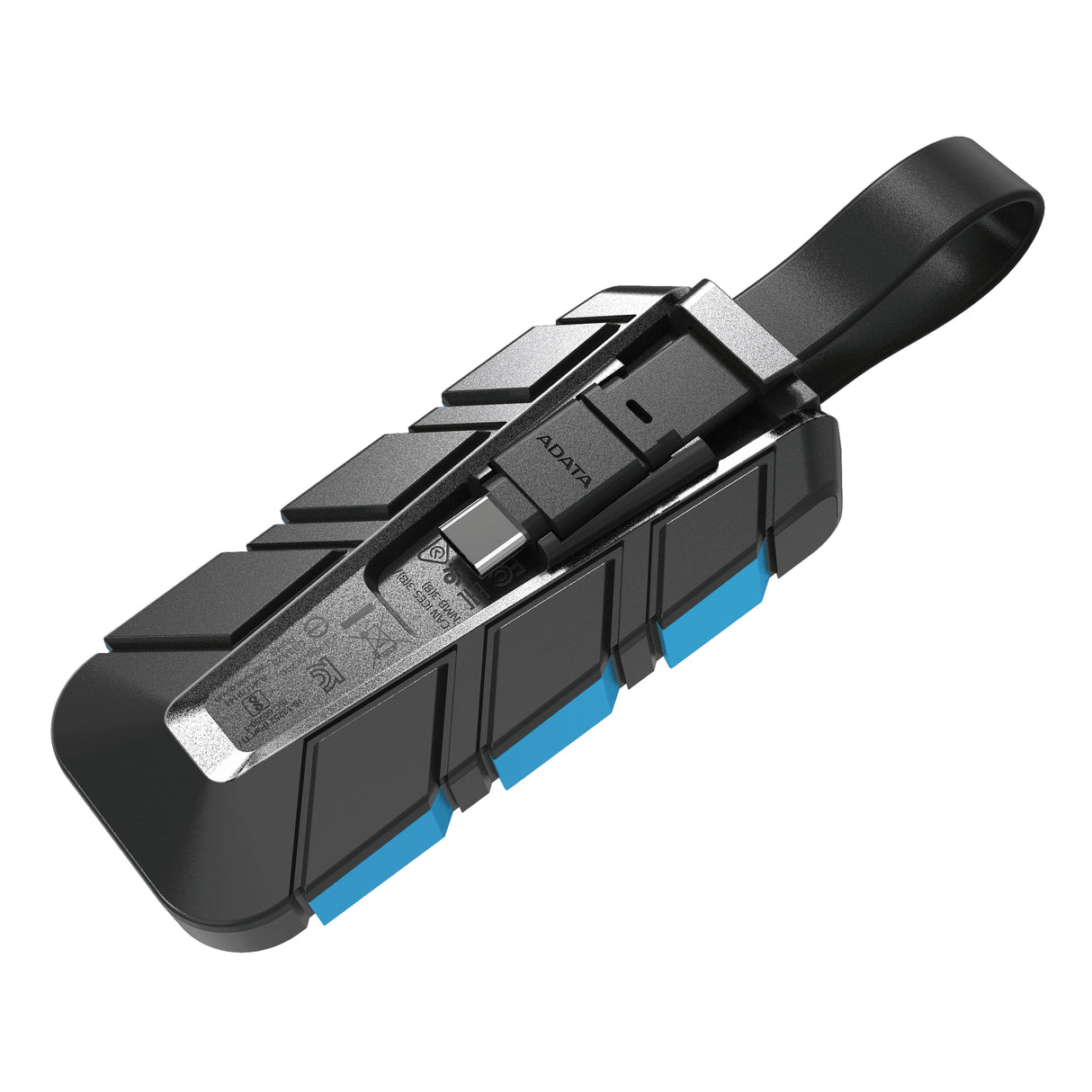 SSD EXTERNO ADATA 1000GB - USB 3.2 TIPO X HASTA 1050 MBS/1000 MBS RESISTENTE A CAÍDAS MIL-STD DE 1.22 M SOPORTE PARA IPH