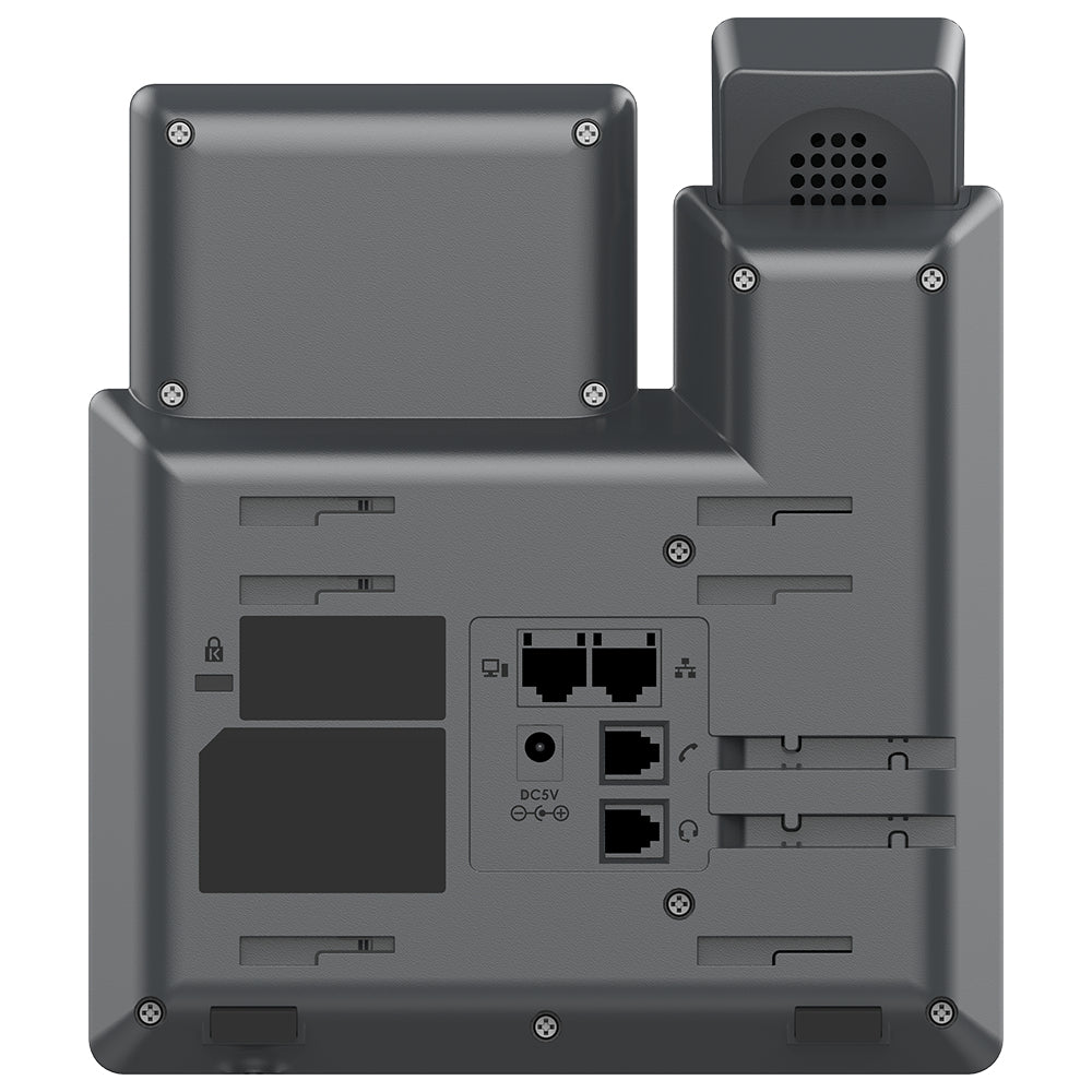Grandstream Networks GRP2602W teléfono IP Negro LCD Wifi, Terminal con conexión por cable, En banda, Fuera de banda