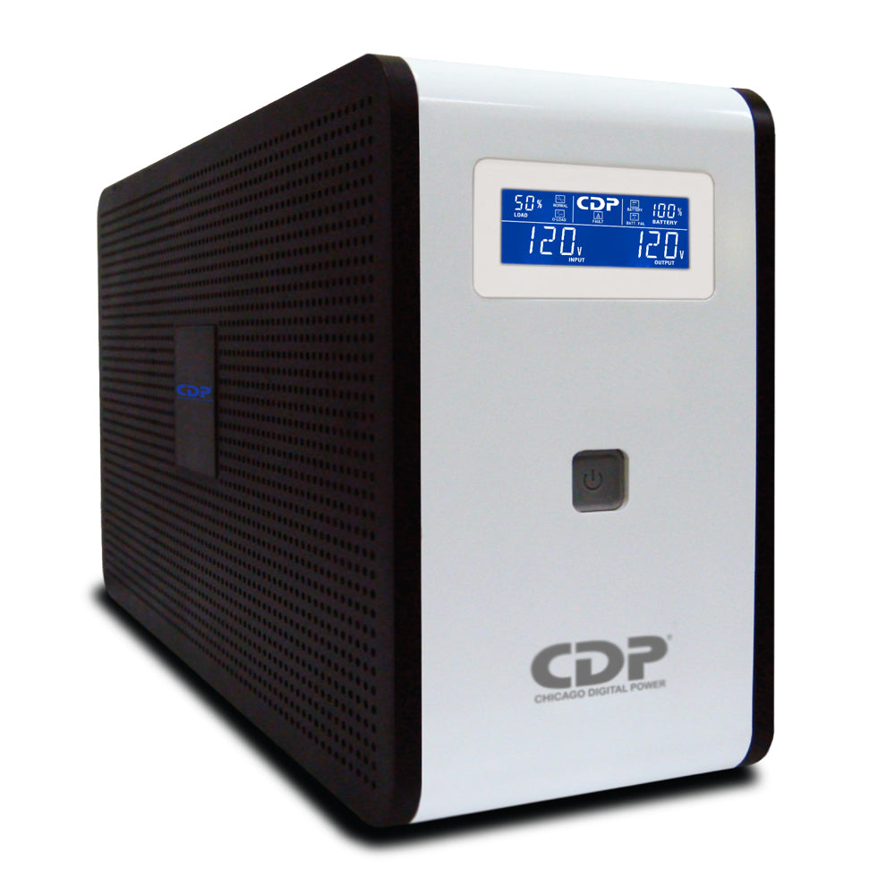 CDP R-SMART751 750VA/375W UPS INTERACTIVA AVR 10 SALIDAS 560 JOULES RJ45 LCD SOFTWARE 120 VAC
