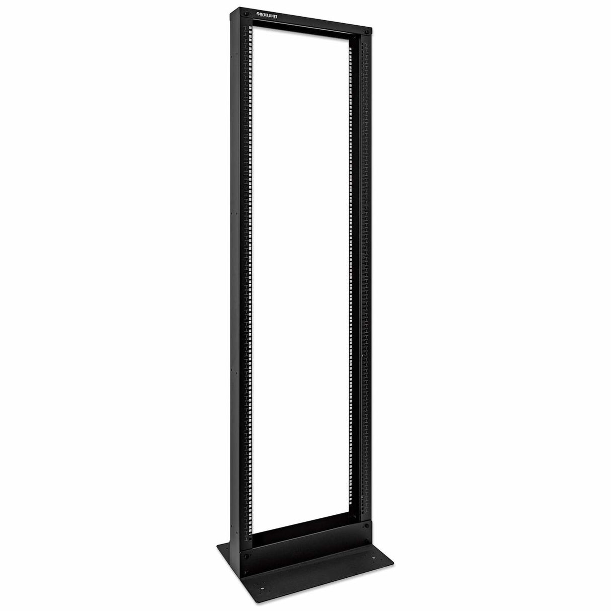 Intellinet Rack de dos postes, 19" Rack 42U Rack o bastidor independiente 200 kg Negro