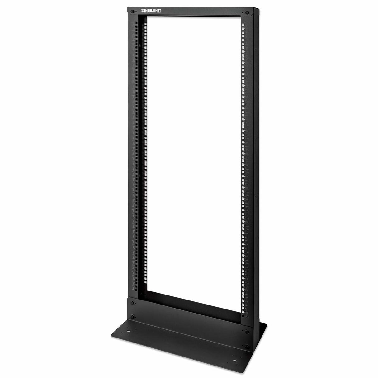 Intellinet Rack de dos postes, 19" Rack 26U Rack o bastidor independiente 200 kg Negro