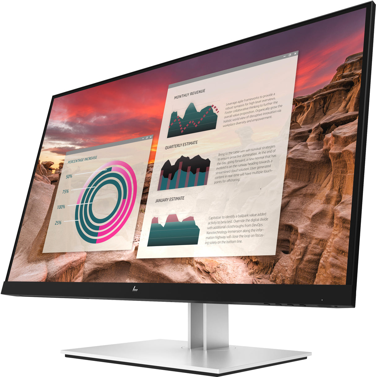 HP Pantalla E27u G4 QHD USB-C, 2560 x 1440 Pixeles, Quad HD, LED, 189T3AA#ABA