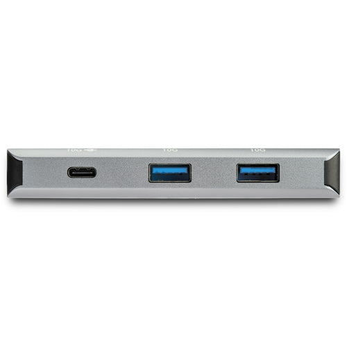 StarTech.com Hub Ladrón USB-C de 4 Puertos (10Gbps) - 3 Puertos USB-A y 1 Puerto USB-C - Entrega de Alimentación para Ca