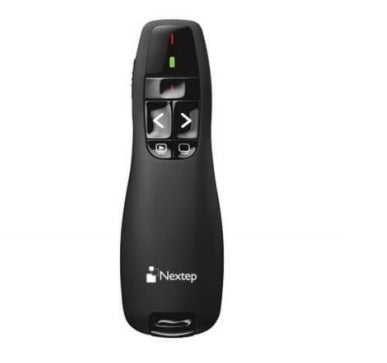 Nextep NE-420 apuntador inalámbricos IR Negro